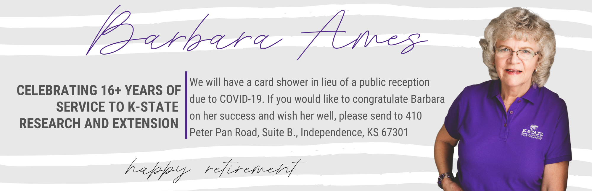Barbara Ames Retirement Barbara Ames Retirement