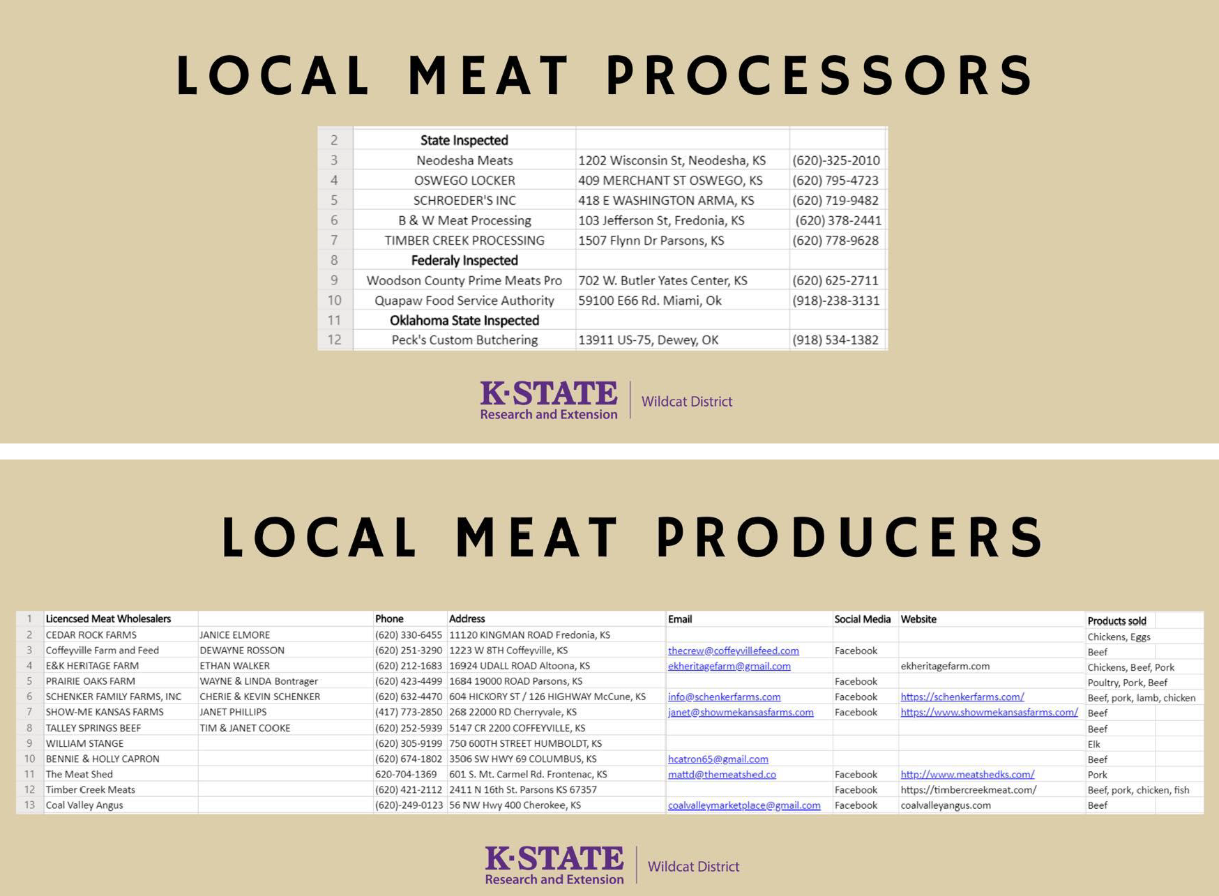 Local Producers